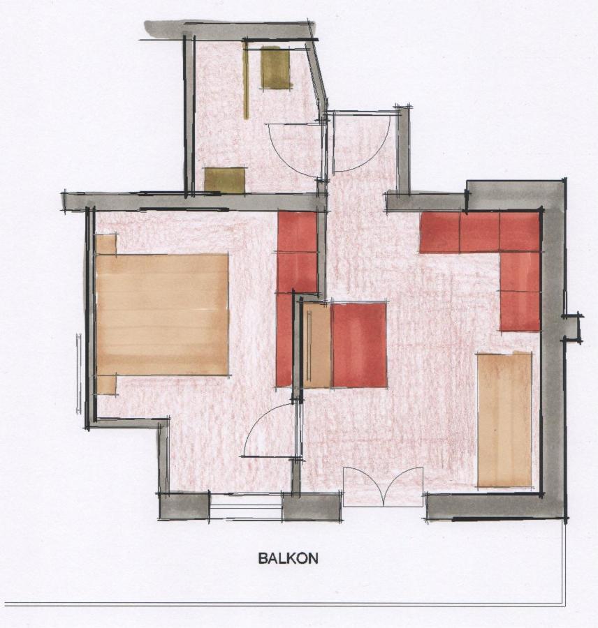 Appartement Haus Kargruber à Santa Maddalena in Casies Extérieur photo
